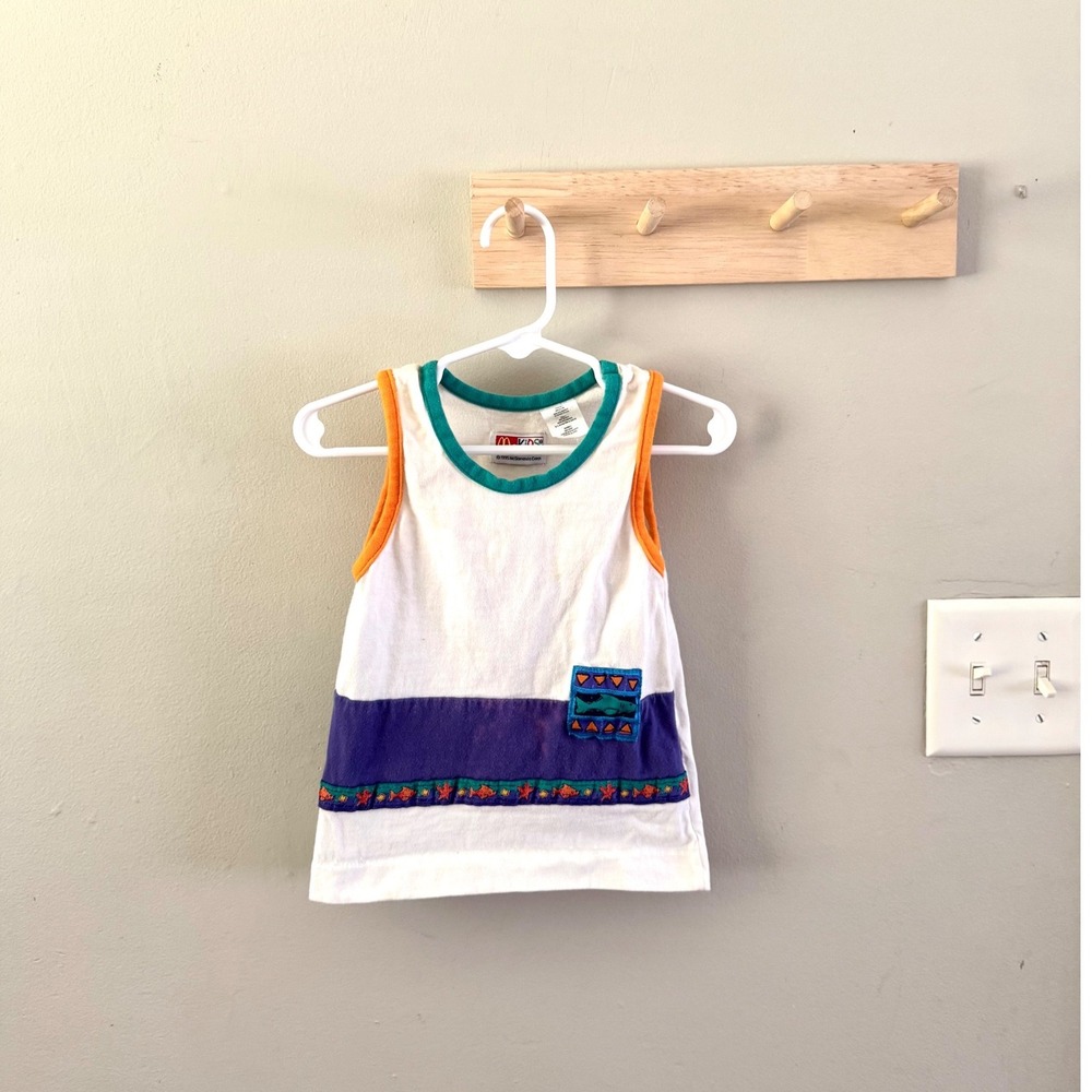Vintage McKids colorblock fish top